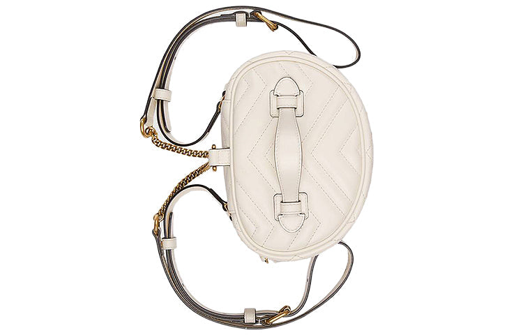 (WMNS) Gucci GG Marmont Series Backpack MIni-Size White 598594-DTDCT-9022