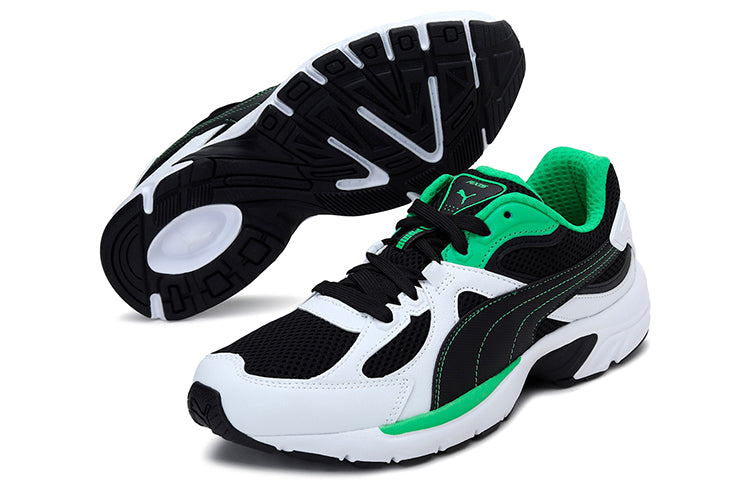 PUMA Axis Plus 90s SoftFoam Trainers White/Green 370287-18