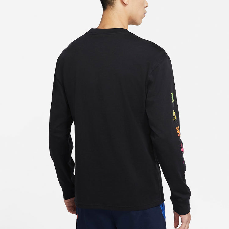Nike MENS LeBron Casual Sports Embroidered Crew-neck Long Sleeve Black DB6187-011