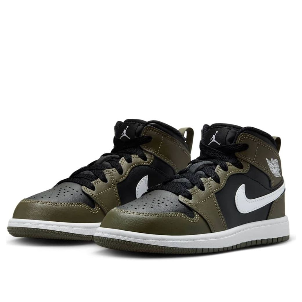 (PS) Air Jordan 1 Mid 'Medium Olive' DQ8424-092
