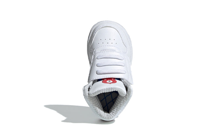 (TD) adidas adidas Hoops 2.0 Mid 'White Black Blue' EE8551