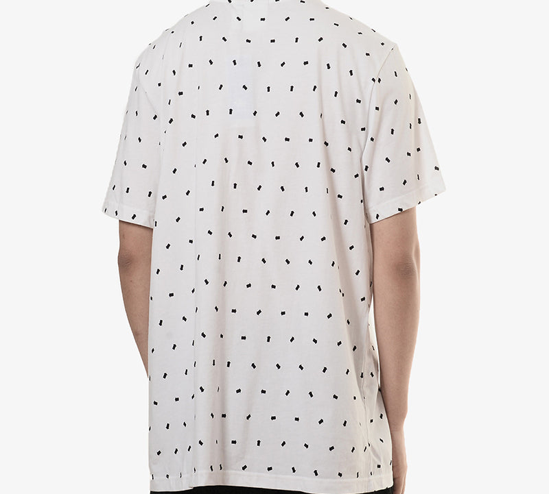 adidas originals polka dots Large logo Short Sleeve White CZ1760
