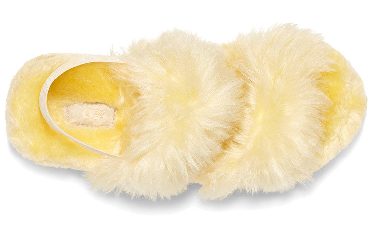 (WMNS) UGG Fluff Sugar Sandal 'Yellow' 1119999-YEL