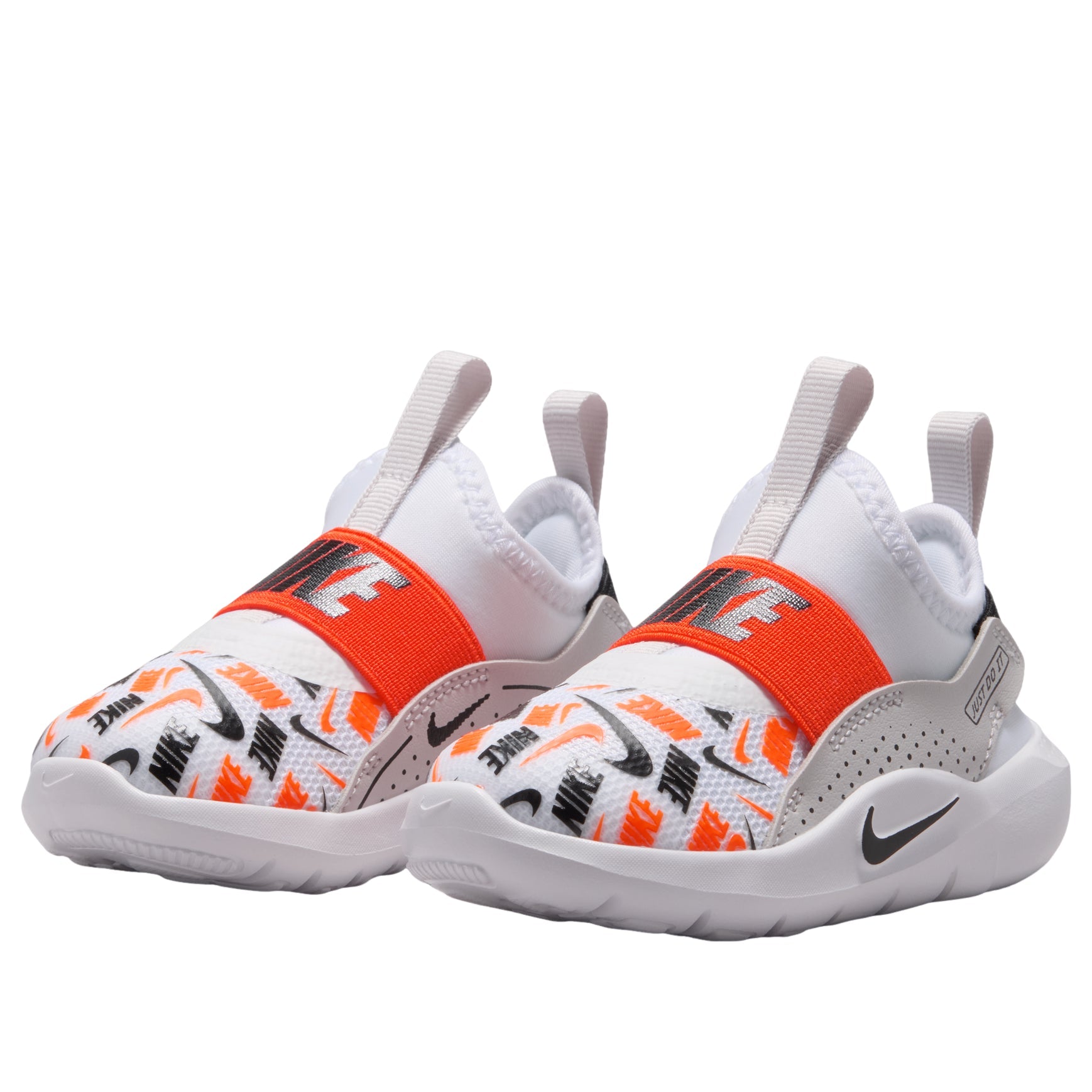 (TD) Nike Flex Runner 4 'White Safety Orange' IO9505-100