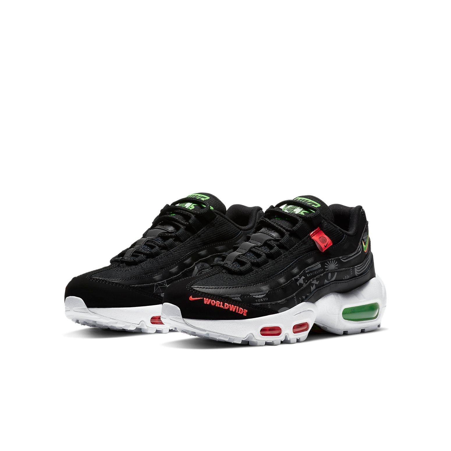 (GS) Nike Air Max 95 Recraft SE 'Worldwide - Black' CV7623-001