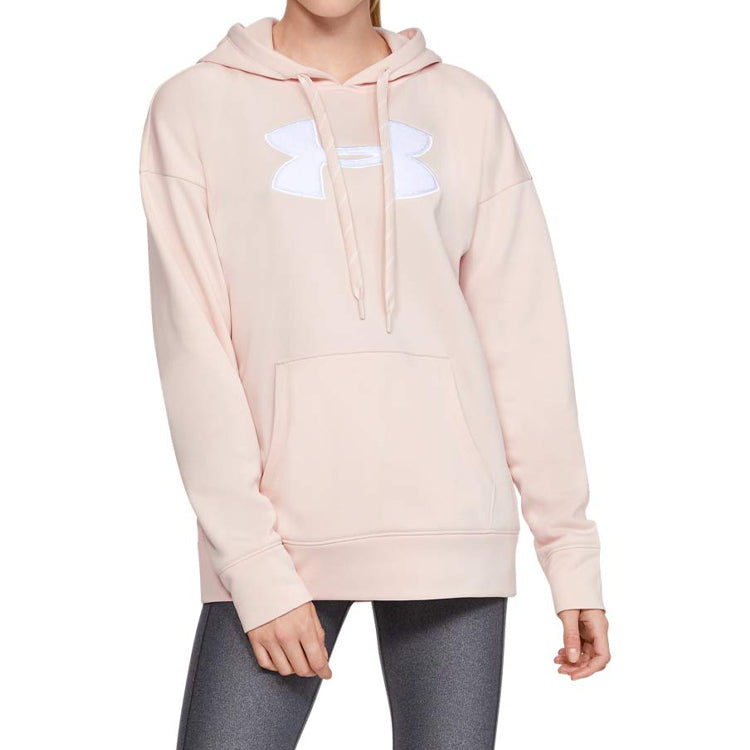 (WMNS) Under Armour UA Fleece Training Sports Pink Red 1348246-675