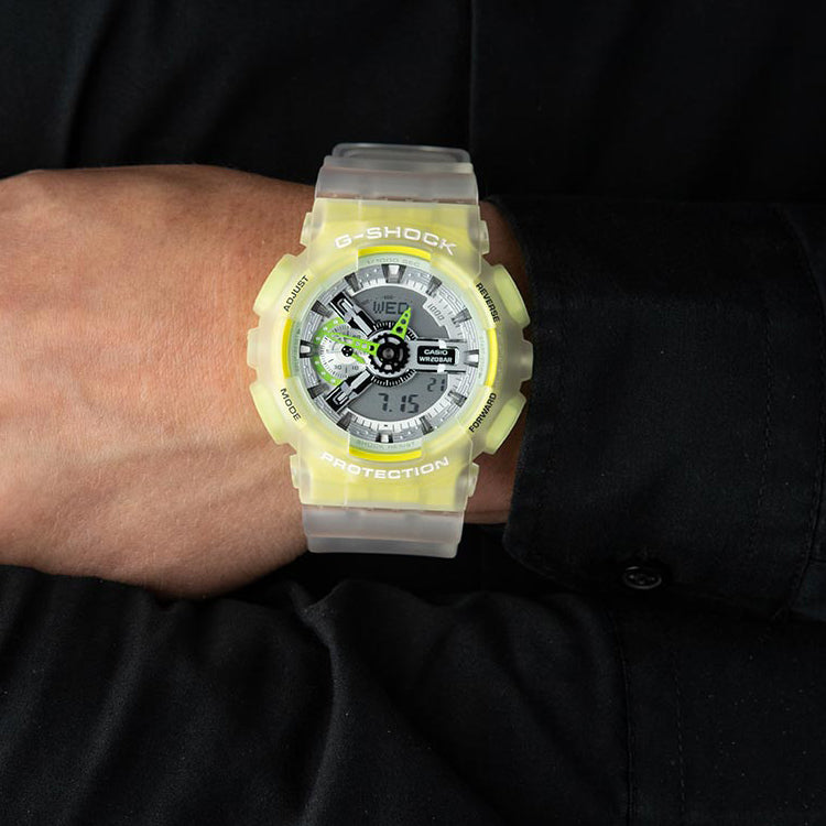 CASIO G-Shock Analog-Digital 'White' GA-110LS-7A&BA-110CR-7A