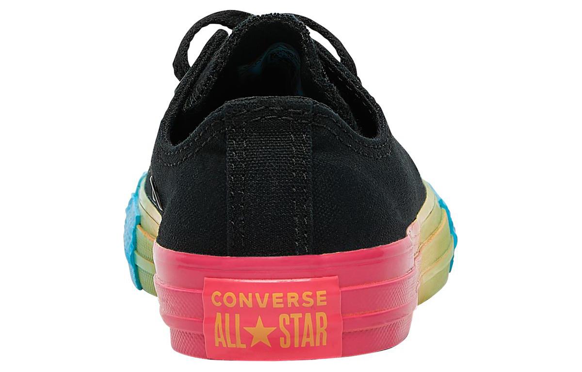(GS) Converse Chuck Taylor All Star Rainbow Ice Ox 'Black' 664199F