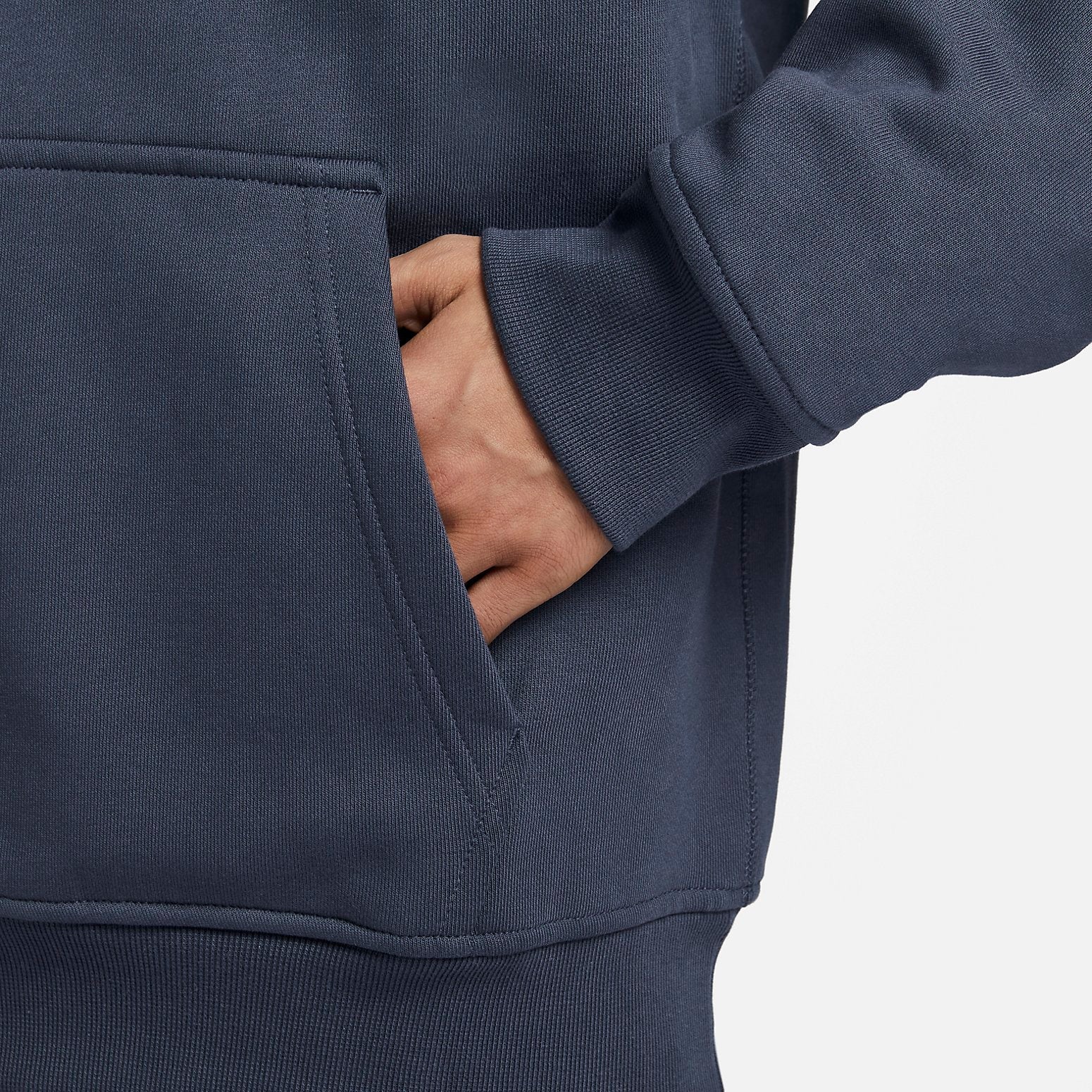 Nike Sportswear Solo Swoosh Pullover Hoodie 'Navy' FN3348-437