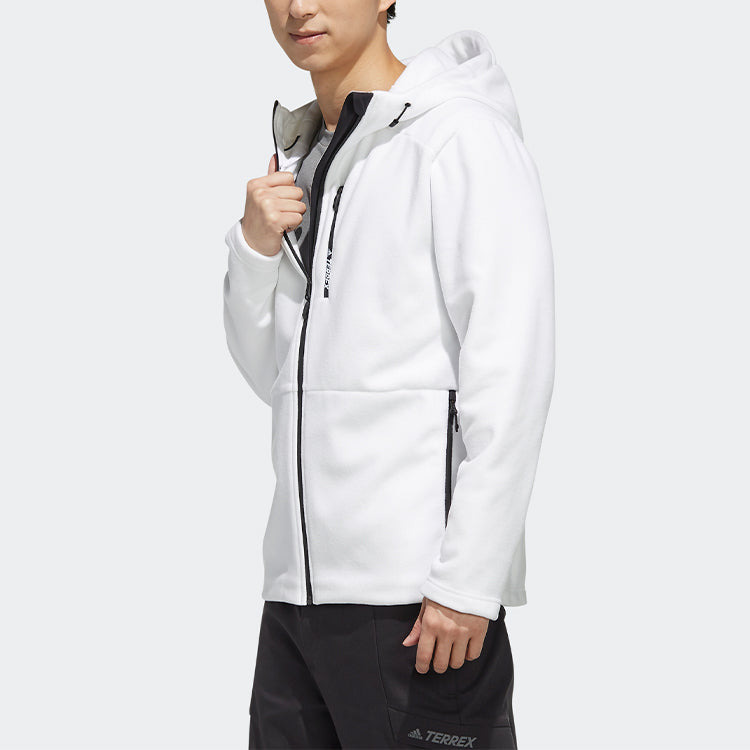 adidas Xplr Fl Jacket Zipper Hooded Jacket White EH4998