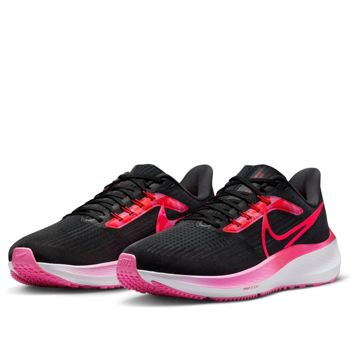 (WMNS) Nike Air Zoom Pegasus 39 'Black Neon Pink' FD0388-010