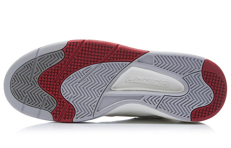 (WMNS) Li-Ning Retro 80s 'White Red' AGBR086-3