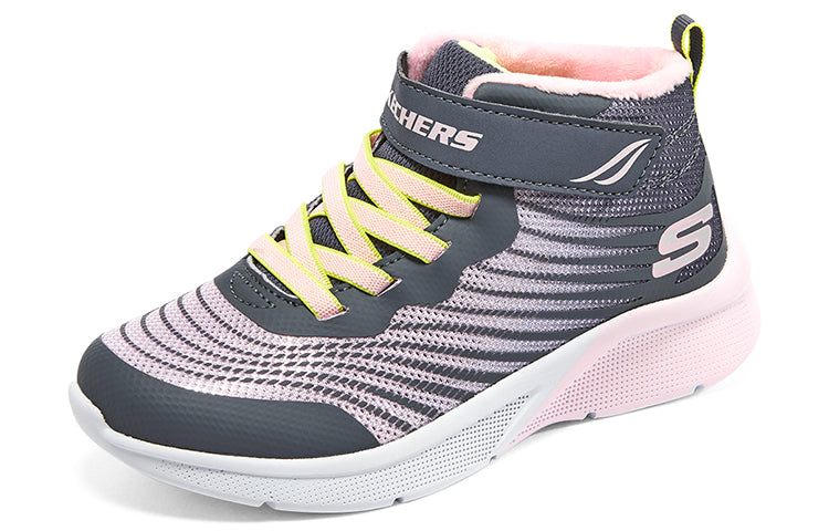 (GS) Skechers Microspec Rejoice Racer 'Grey Pink' 303070L-CCMT