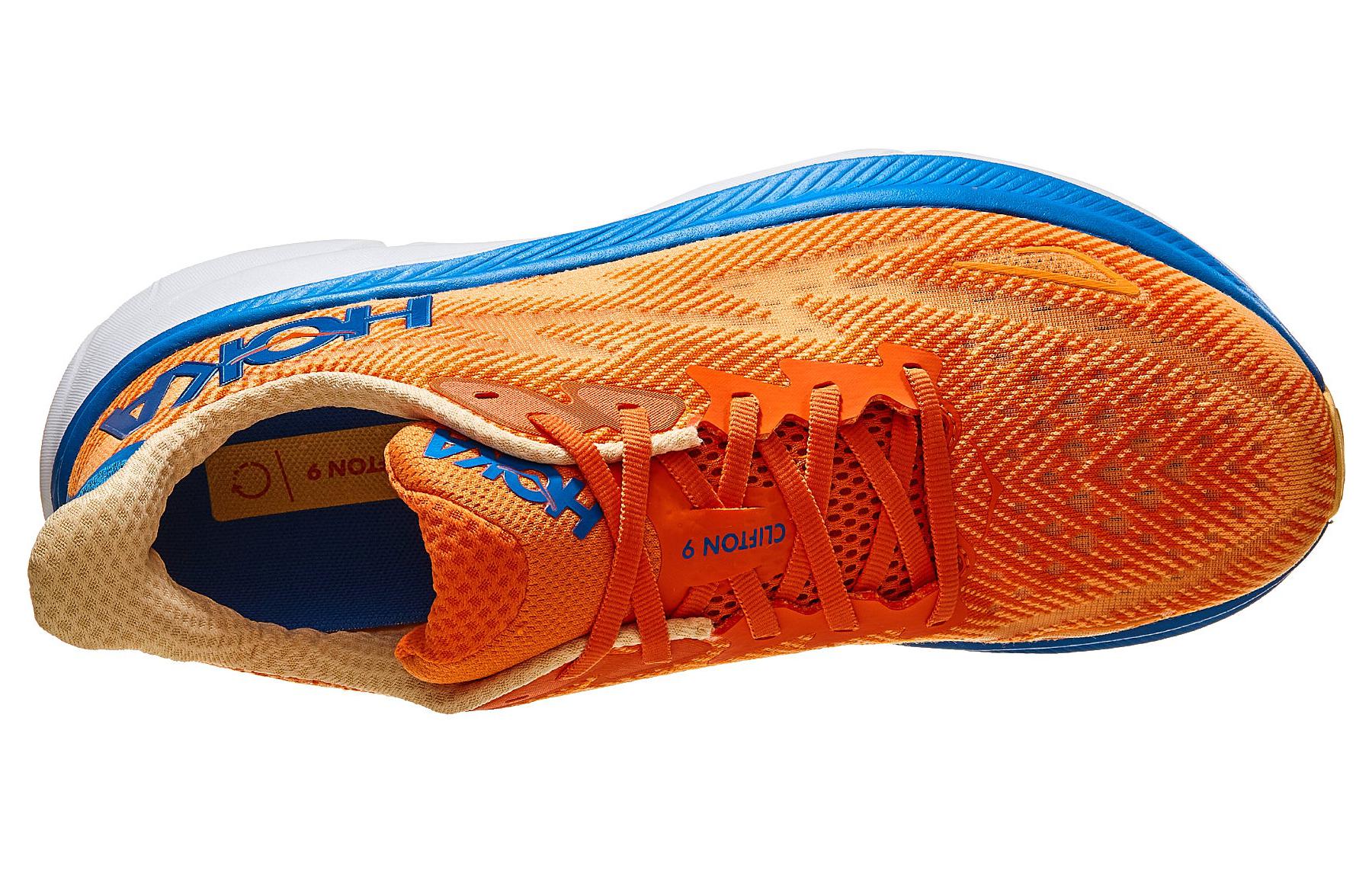 HOKA ONE ONE Clifton 9 2E Wide 'Vibrant Orange Impala' 1132210-VOIM