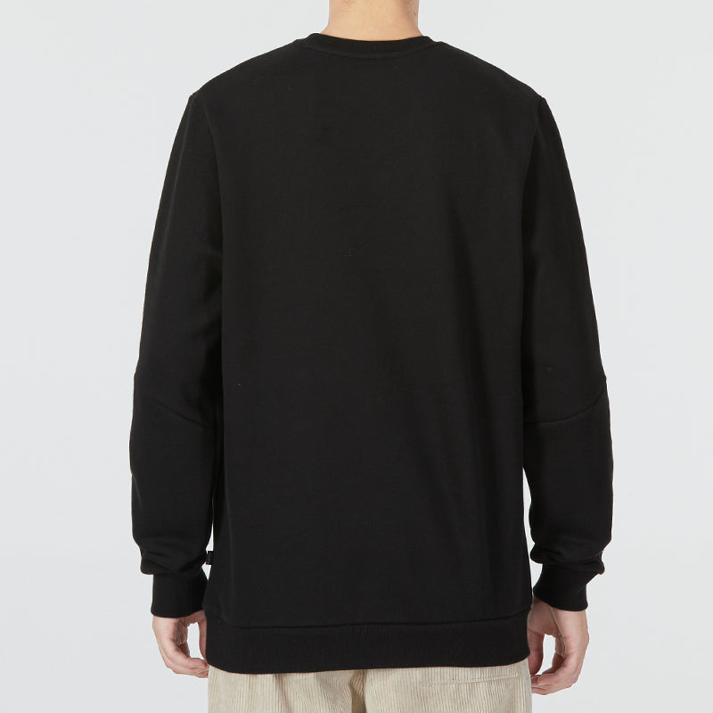 PUMA Ess Metallic Logo Sweater 'Black' 674346-01