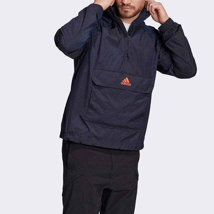 adidas Outdoor Sports Jacket Coat Male Blue FI0619