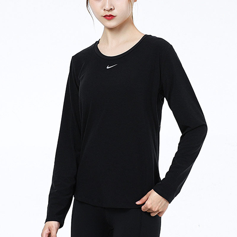 (WMNS) Nike Training Sports Ventilate Long Sleeve 'Black' DD0621-010