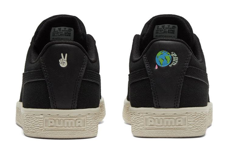 PUMA Unisex Suede Classic Low-Top Sneakers Black 384194-01