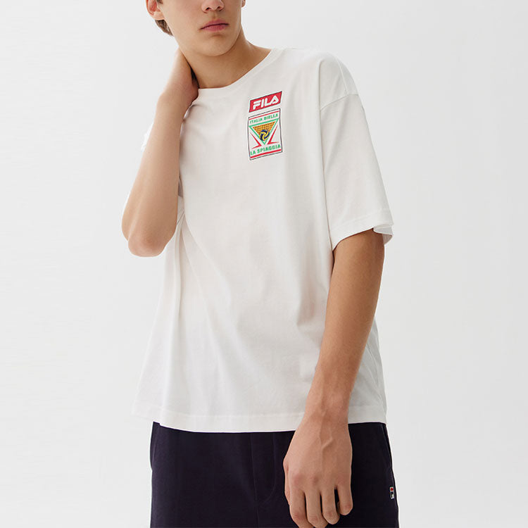 FILA Casual Loose Short Sleeve White F11M128163F-WT