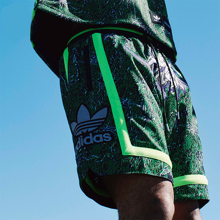 adidas originals x SANKUANZ Crossover Double Sided Sports Shorts Black FS8921