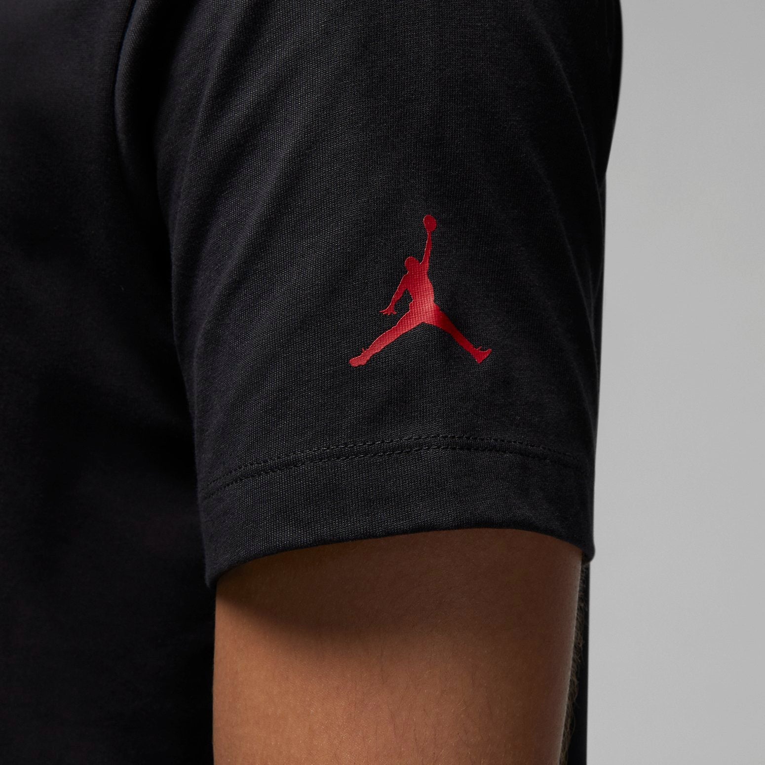 Air Jordan Graphic T-Shirt 'Black Red' FB7462-010