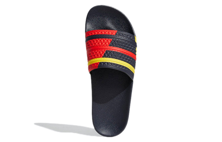 adidas Adilette Slide 'Legend Ink Red Yellow' H05238
