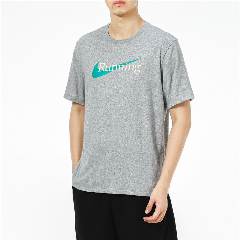 Nike AS U NK DF Tee HBR DK GREY HEATHER Light grey CW0946-063