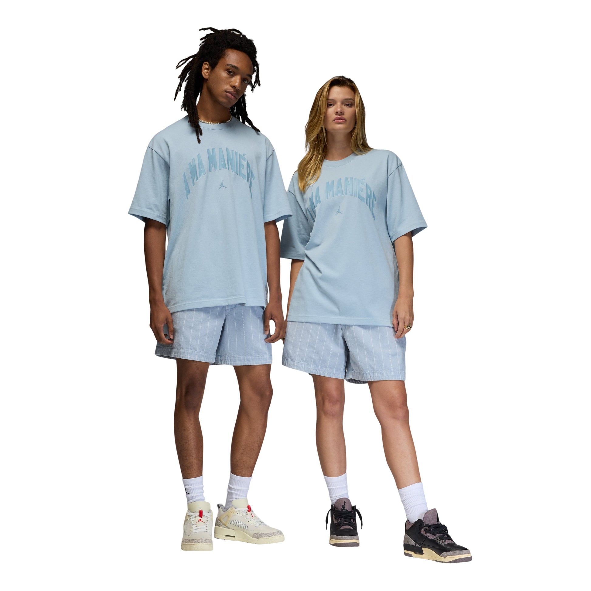 Air Jordan x A Ma Maniere T-Shirt 'Light Armory Blue' HF0538-440