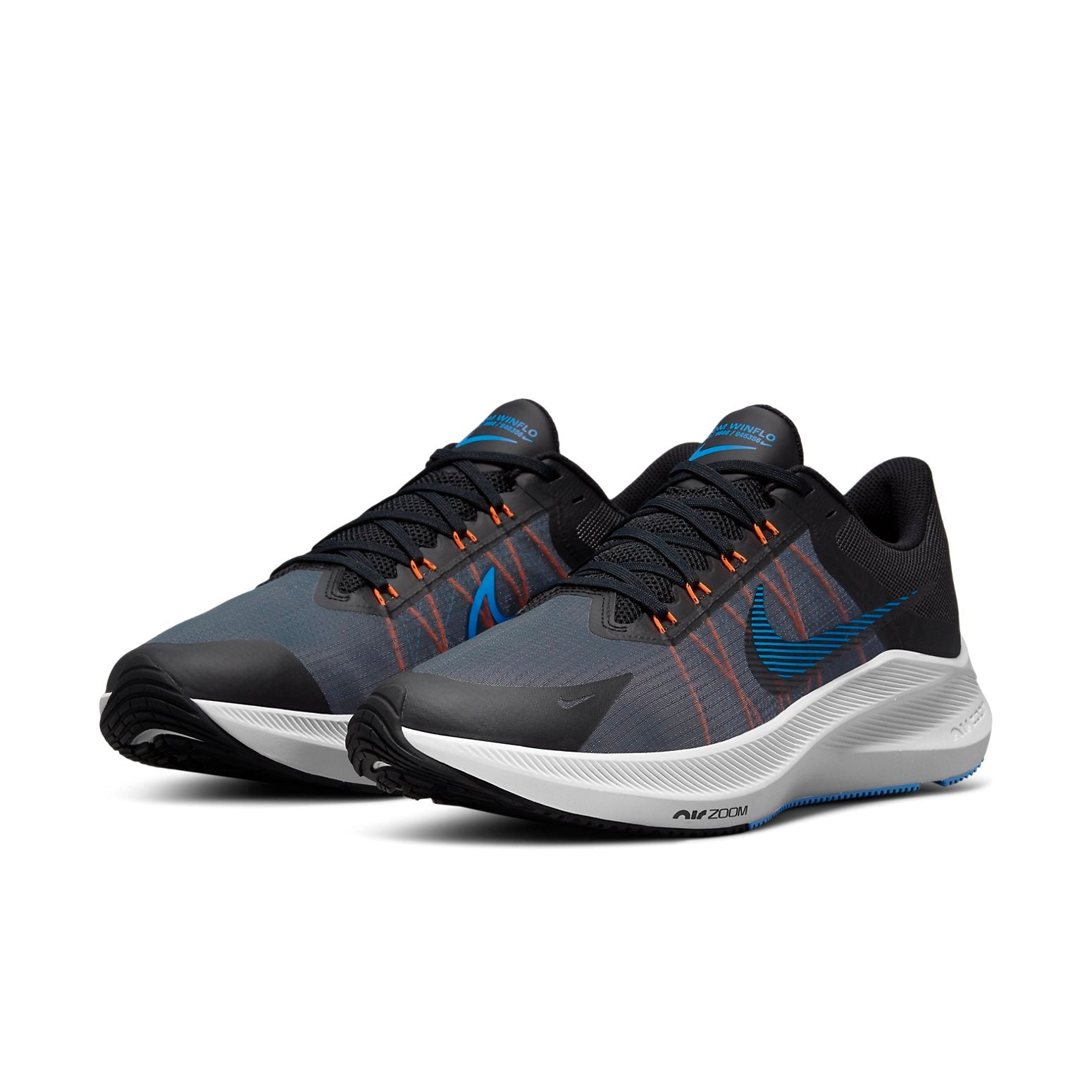 Nike Air Zoom Winflo 8 'Black Gray Blue' CW3419-007