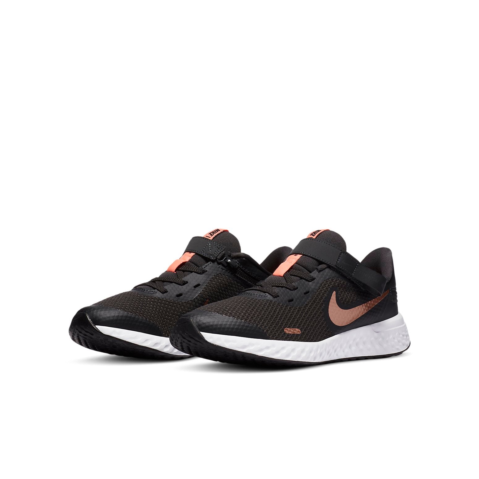 (GS) Nike Revolution 5 FlyEase 'Black Gold' CQ4649-012
