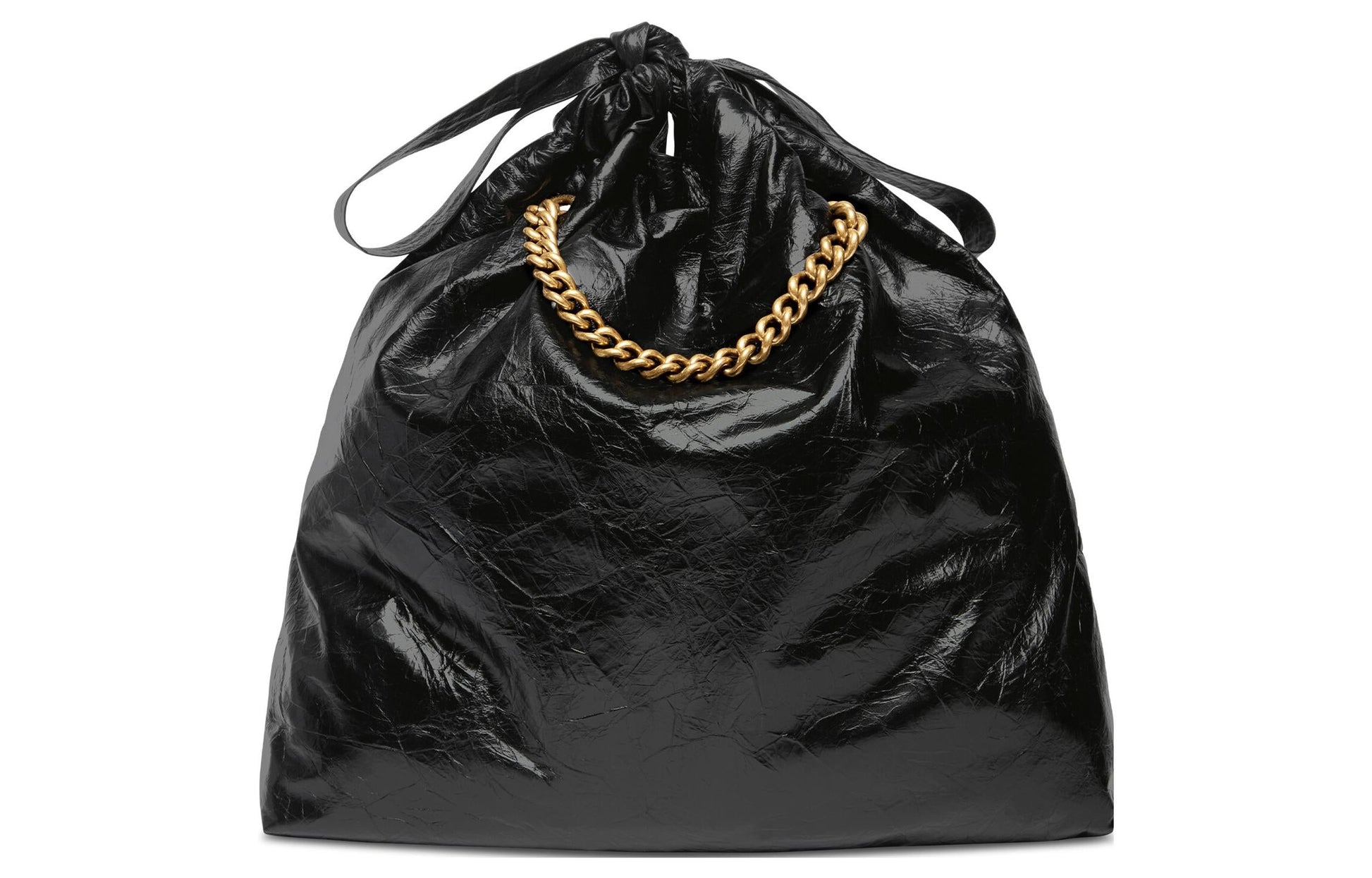 (WMNS) Balenciaga Crush Medium Tote Bag 'Black' 742941210IT1000