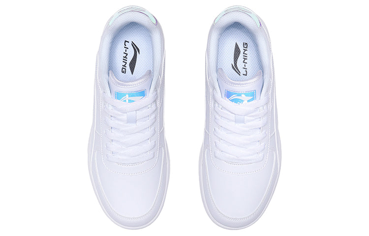 (WMNS) Li-Ning Classic Skateboarding Low 'White Laser' AGCP422-3