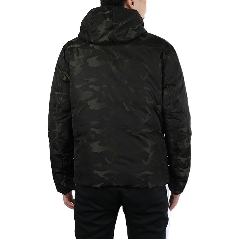 PUMA Streetstyle 480 Hooded Camo Down Jacket 'Black' 581639-70