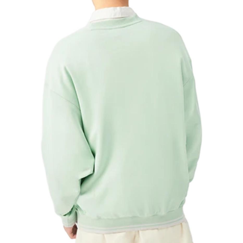 Li-Ning Stylish Loose Round Neck Pullover 'Light Green' AWDS222-3
