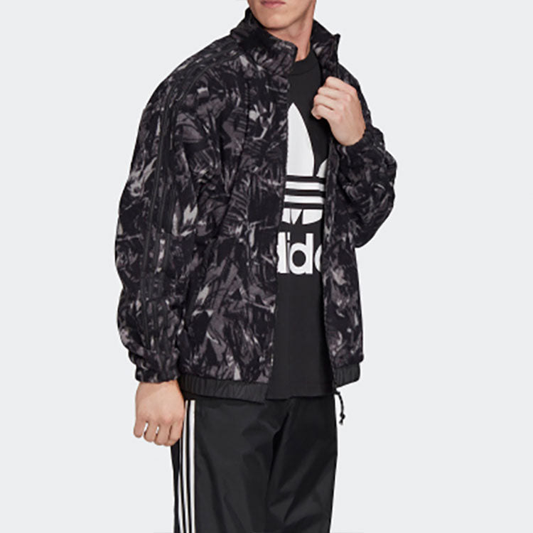 adidas originals Polar Fleece AOP Jacket For Men Black GD0007