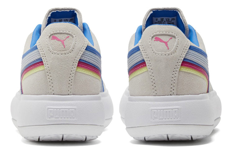 (WMNS) PUMA Suede Mayu Triplex Tech 'Creamwhite Blue Red' 382580-01