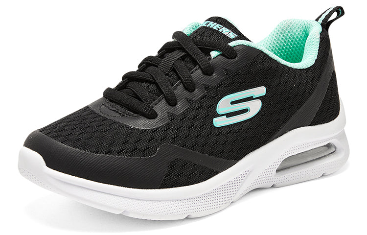 (GS) Skechers BOBS Squad Air - Sweet Encounter 'Black Turquoise' 302378L-BLK