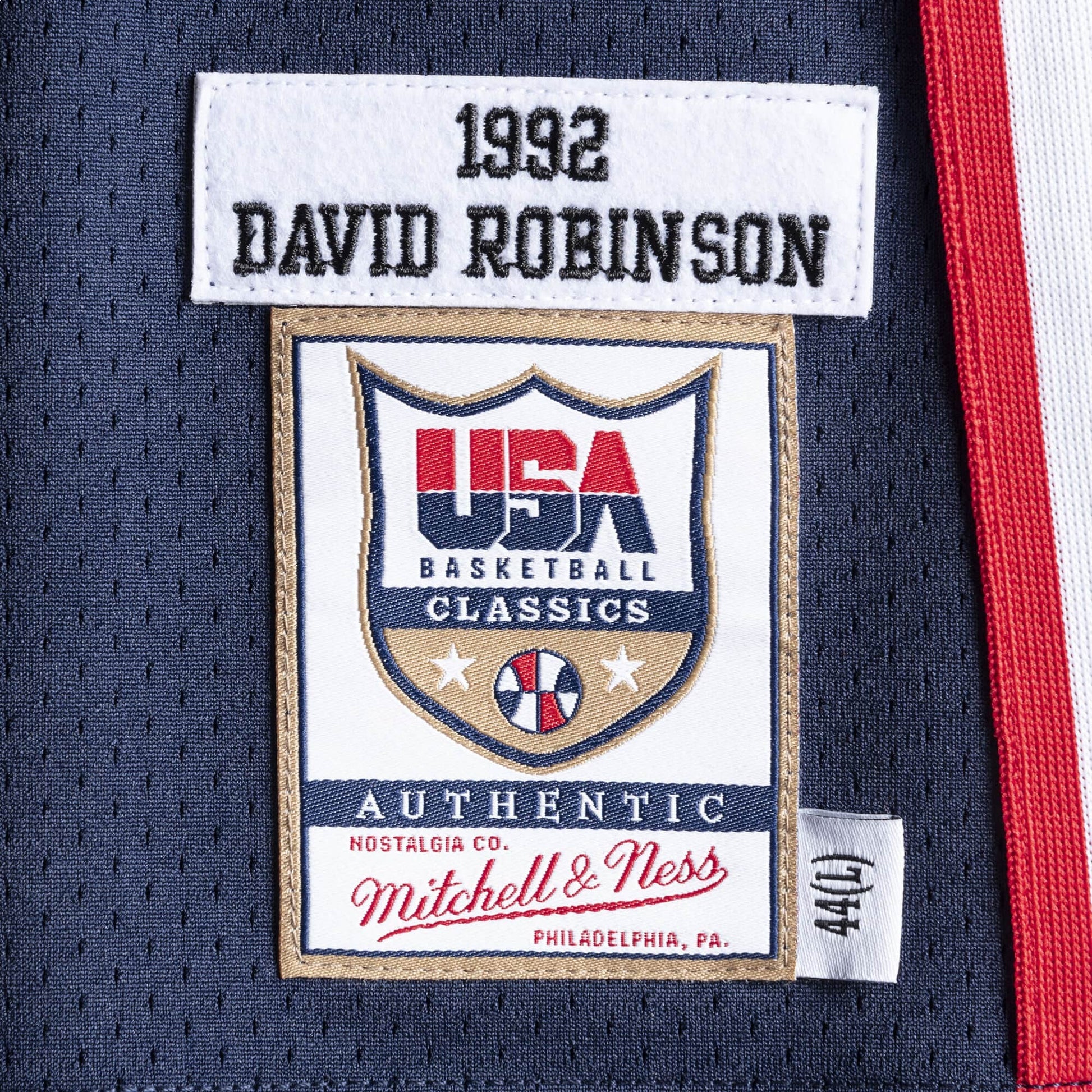 Mitchell & Ness Team USA 1992 Jerseys 'David Robinson 5' AJY4GS18418-USANAVY92DRB