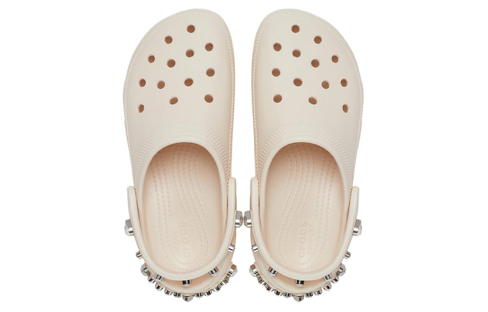 (WMNS) Crocs Classic Platform Tiara Clogs 'Beige' 209685-0WW