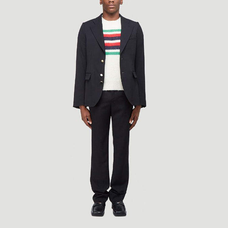 Gucci GG Striped Detail Jumper 'White' 633614-XKBIP-9275