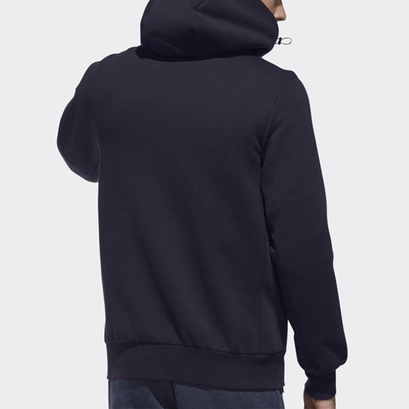 adidas Htt Double Knit Hooded Jacket Navy Blue DW4592