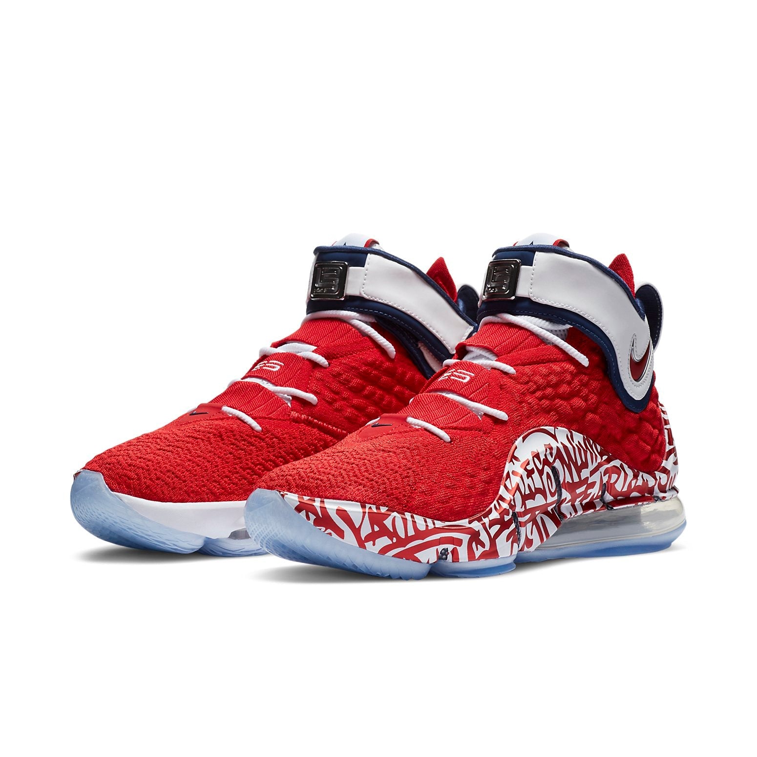 Nike LeBron 17 'LeBron 4 Red Graffiti' CT6047-600