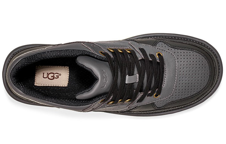 UGG Highland Casual Skateboarding Shoes Gray Black 1099701-OBLC