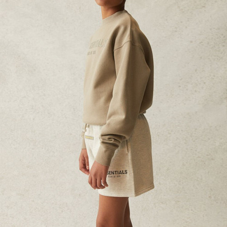 (GS) Fear of God Essentials SS21 Pull-Over Crewneck Moss FOG-SS21-520