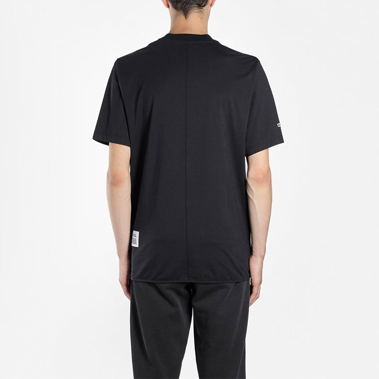 HERON PRESTON SS20 Painting Logo Printing Short Sleeve Unisex Black HMAA013S209140211088