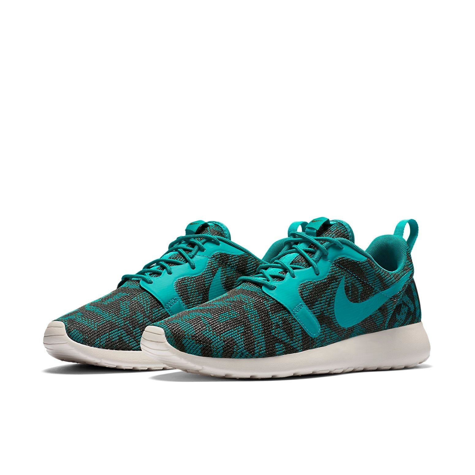 (WMNS) Nike Roshe Low-Top Green/Black 705217-301
