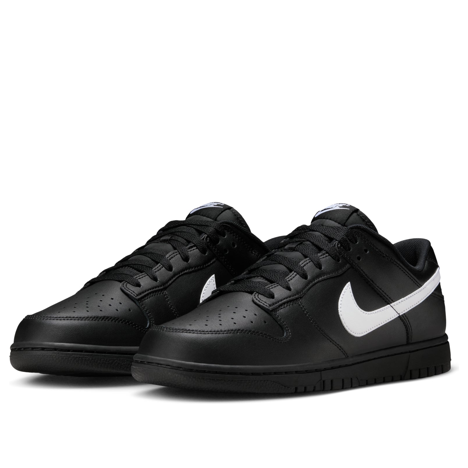 Nike Dunk Low 'Black White Swoosh' IO7606-010