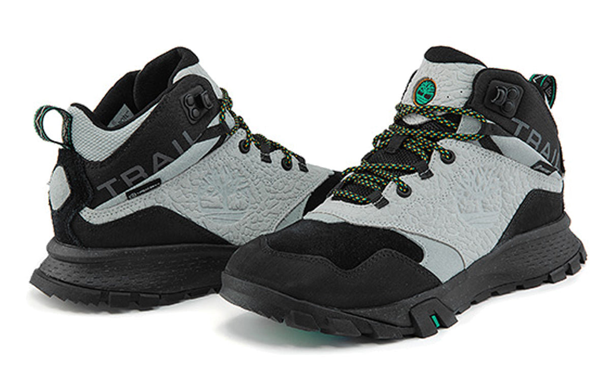 Timberland Garrison Trail Waterproof Mid Hiker Boots 'Gray Black' A23ET