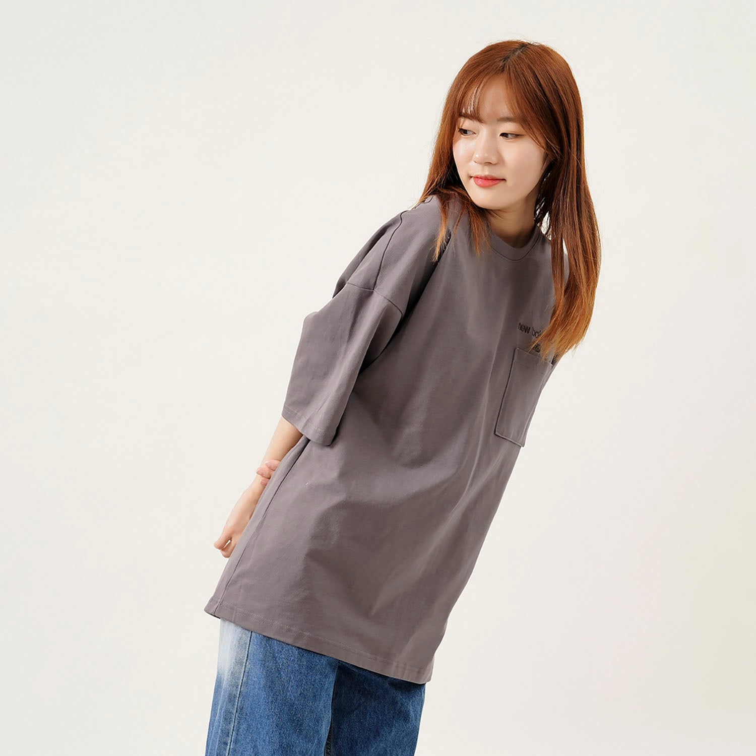 New Balance Classic Evergreen Pocket Tee Asia Sizing 'Brown' AMT21549-CEL