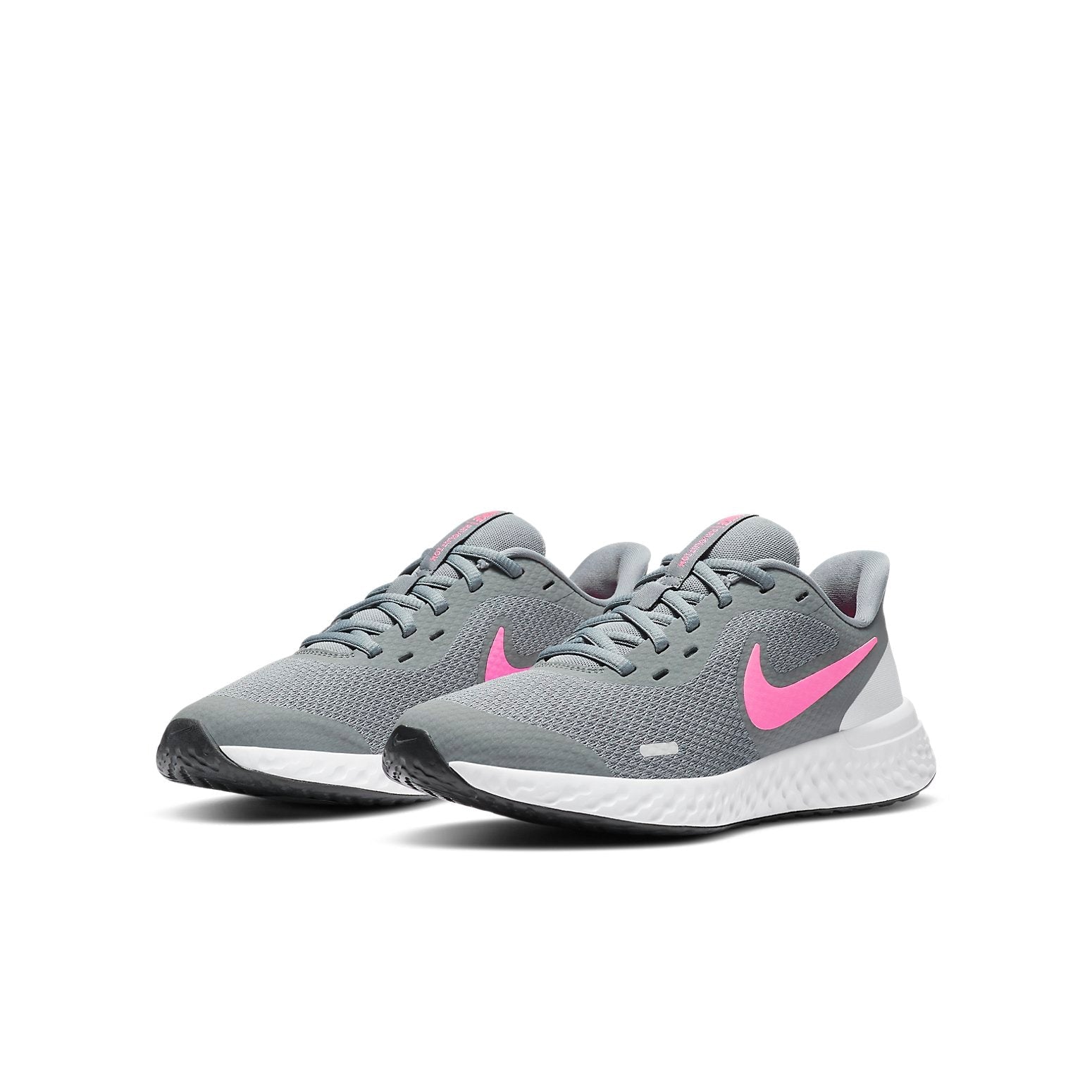 (GS) Nike Revolution 5 Low-Top Grey/Pink BQ5671-015